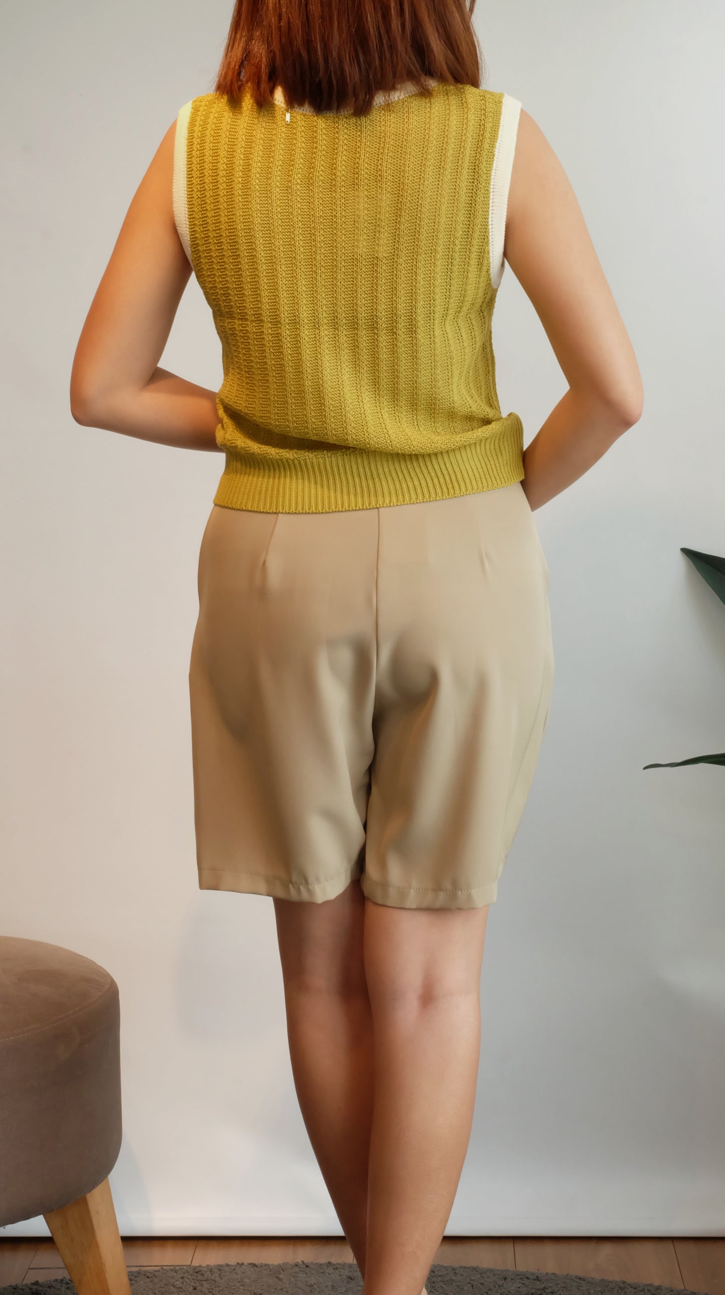 Corky Knit Tank Top (Green)