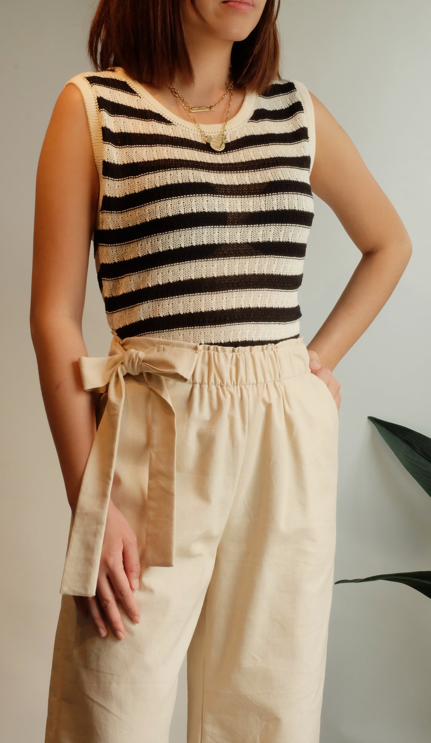 Devon Knit Tank Top (Black)