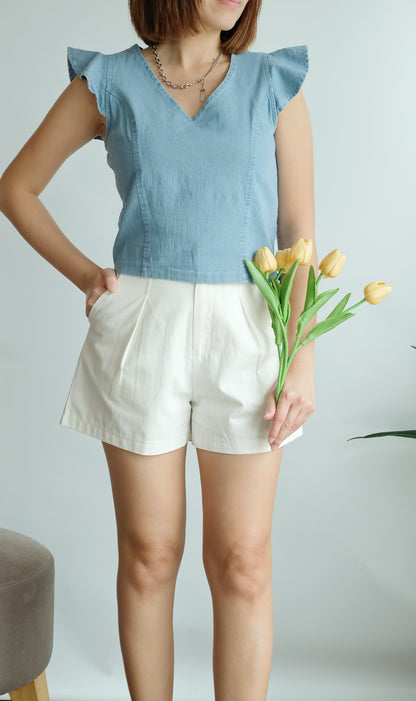 Shae Top (Light Blue)