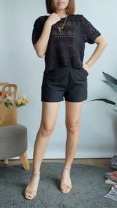 Willow Knit Top [Black]