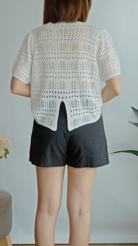 Willow Knit Top [White]