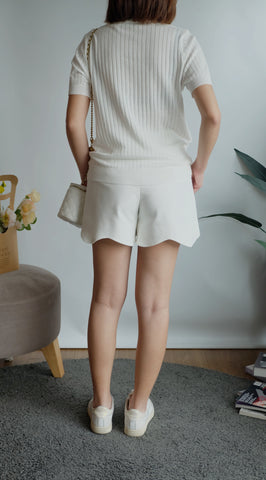 Pixie Knit Cardigan [White]