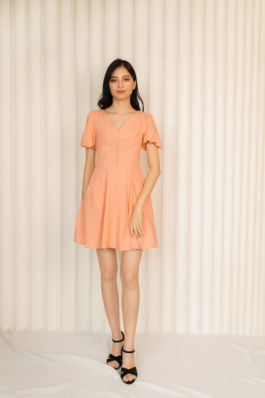 Alyssum Dress (Pale orange)