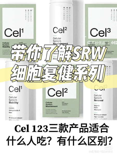 【铂金礼包】SRW Cel¹ + Cel² + Cel³ 细胞焕新胶囊60粒