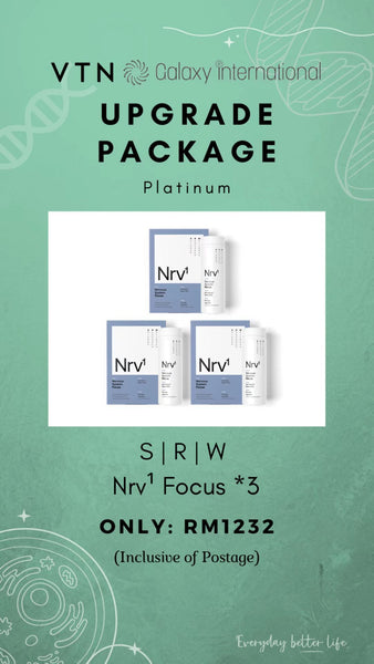 【铂金礼包】SRW Nrv¹ Focus 脑动能胶囊60粒/盒 x3