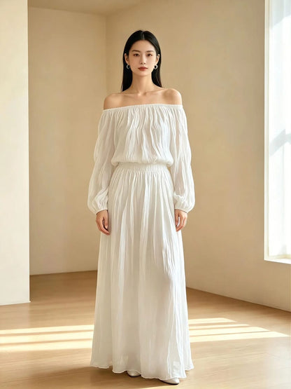 Éloise Linen Top (White)