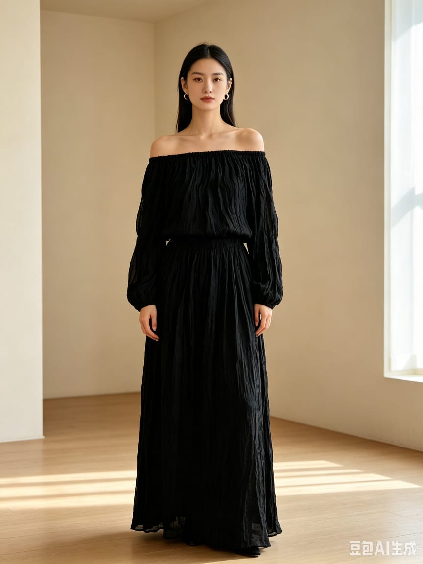 Éloise Linen Top (Black)