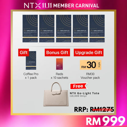 【Member Upgrade】eimeleCoffee Pro*5{Free Coffee Pro*1 +Reds 10Sachet*1 + RM30 voucher pack}