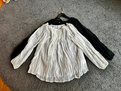 Éloise Linen Top (Black)