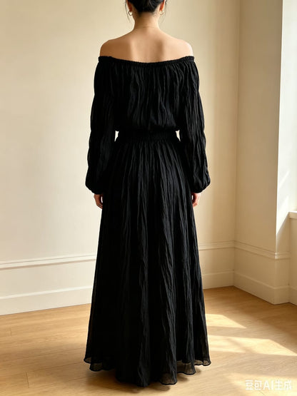 Éloise Linen Top (Black)
