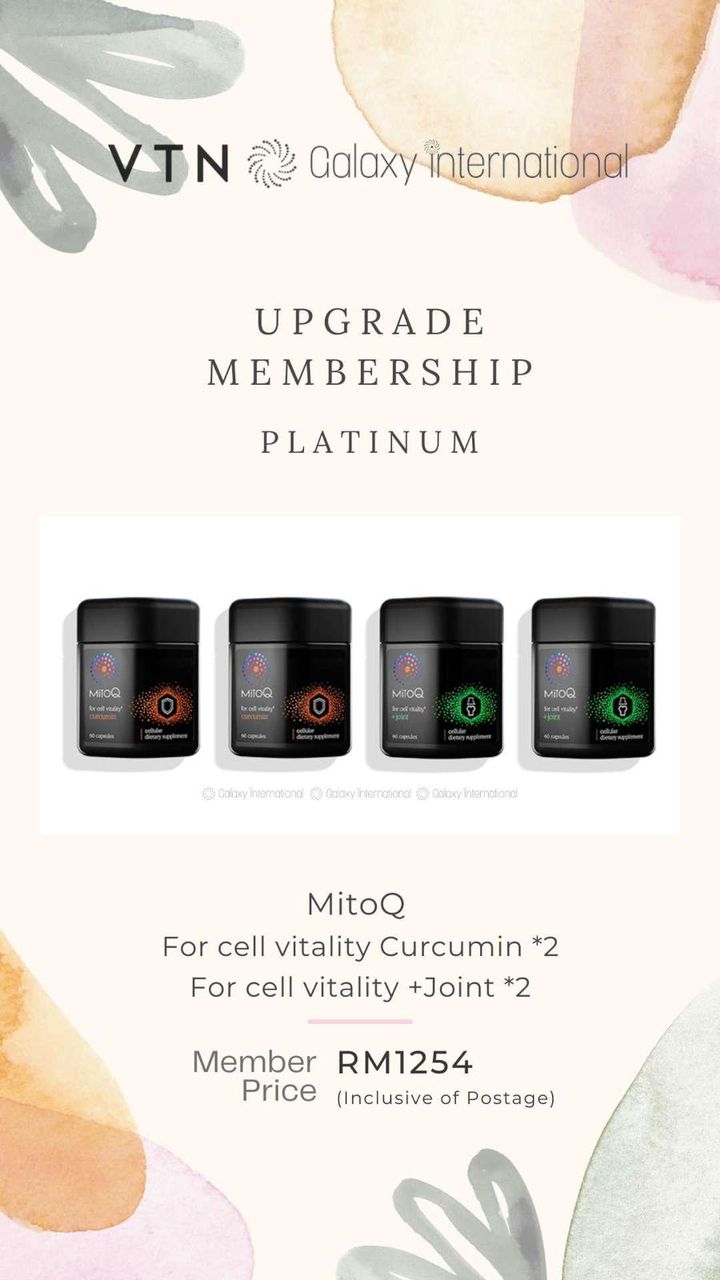 【白金礼包】MitoQ +Joint 骨赋能胶囊 2 瓶 + MitoQ Curcumin姜黄素胶囊 2 瓶