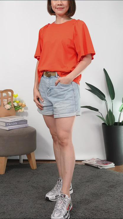 DAHLIA TOP [ORANGE]