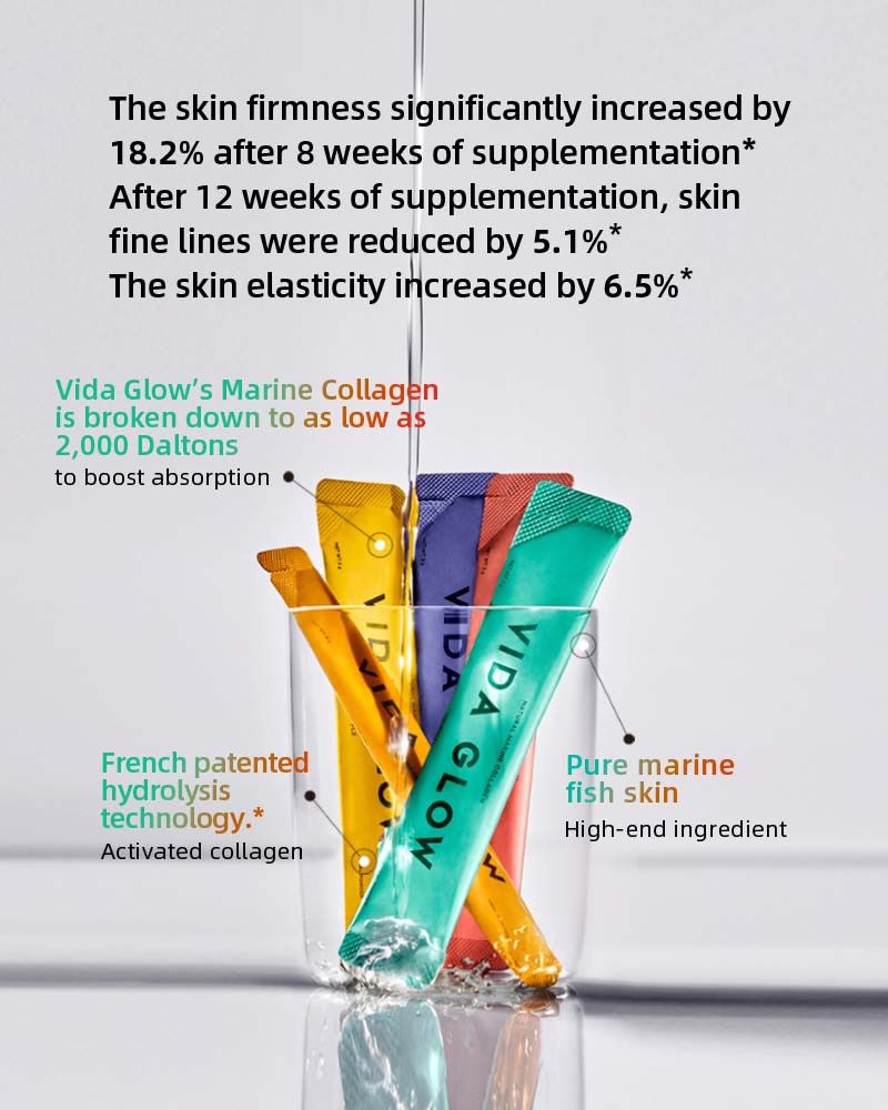 【Member Upgrade】Vida Glow Collagen Liquid*4 packs + Hydrolysate*3 packs Free RM30 voucher pack