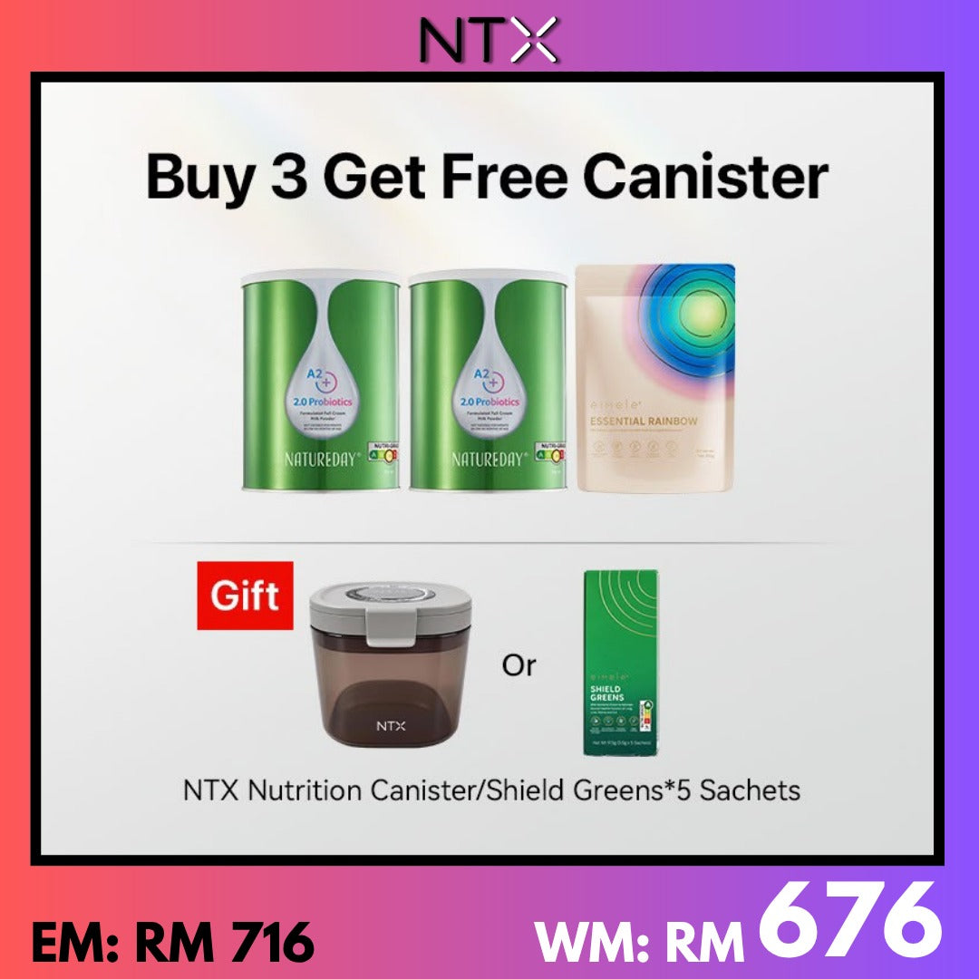 NatureDay*2 + Rainbow*1{Free Canister/ShieldGreen }