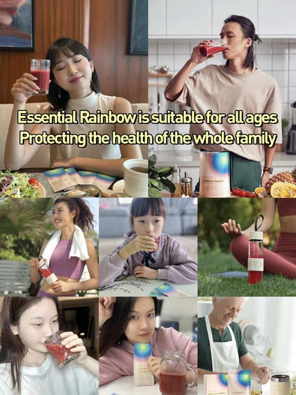 Rainbow*2 + NatureDay*2 + Shine Green*2{Free NTX Vortex Shake Cup(Beige)}