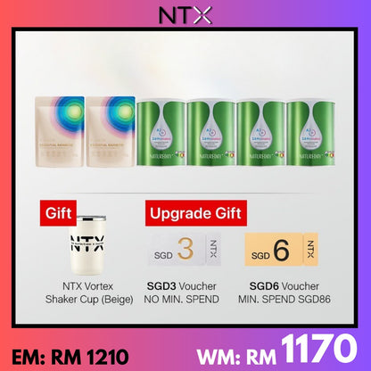 Rainbow*2 + NatureDay*3{Free NTX Vortex Shake Cup(Beige)}
