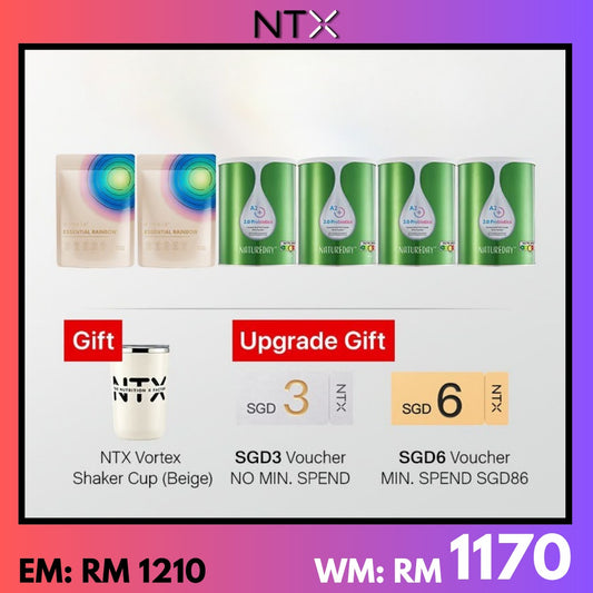 Rainbow*2 + NatureDay*3{Free NTX Vortex Shake Cup(Beige)}