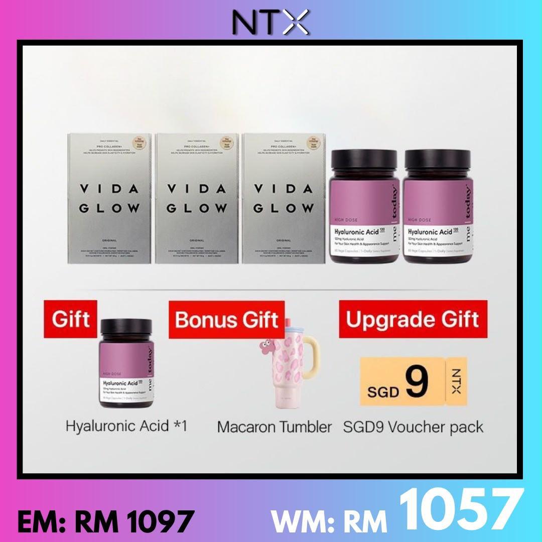 Pro Collegen+*3 +Hyaluronic Acid*3[Free Hyaluronic Acid*1 + Macaroni Tumbler]