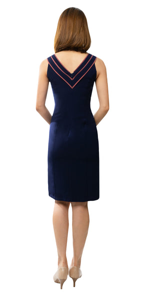 KAYLEE DRESS [NAVY]