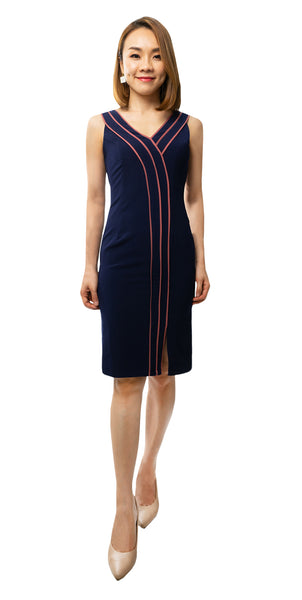 KAYLEE DRESS [NAVY]