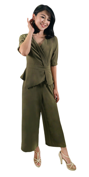 MAKENZIE JUMPSUIT [GREEN]