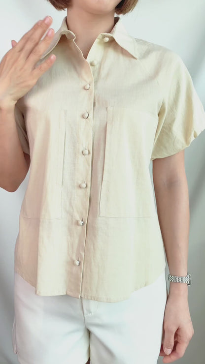 HELEN TOP [BEIGE]