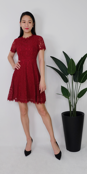 UMEKO DRESS [MAROON]