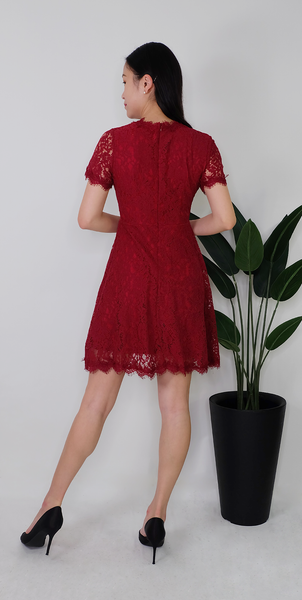 UMEKO DRESS [MAROON]