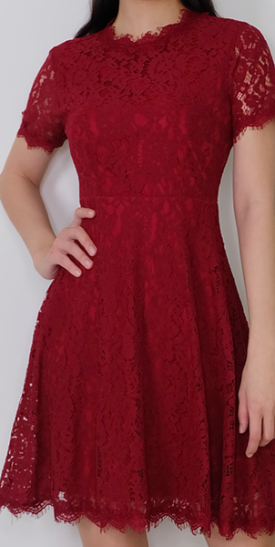 UMEKO DRESS [MAROON]