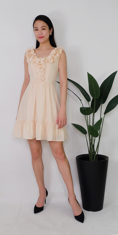 AUBRIE DRESS [APRICOT]