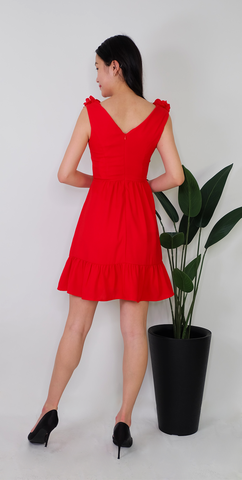 AUBRIE DRESS [RED]