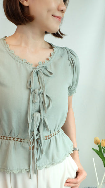 GABRIEL TOP [OLIVE]