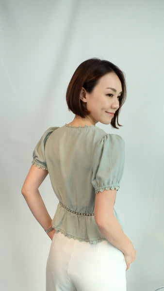 GABRIEL TOP [OLIVE]