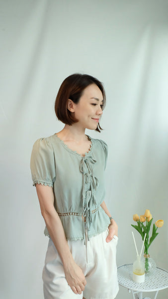 GABRIEL TOP [OLIVE]