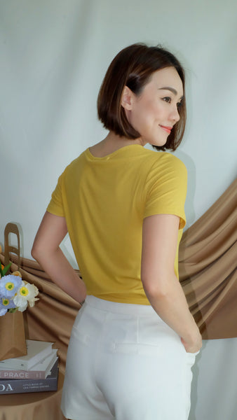 VIOLET TOP [YELLOW]