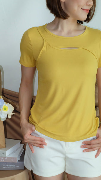 VIOLET TOP [YELLOW]