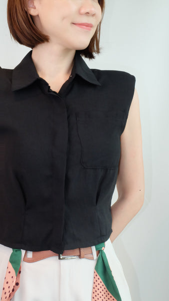 MASON TOP [BLACK]