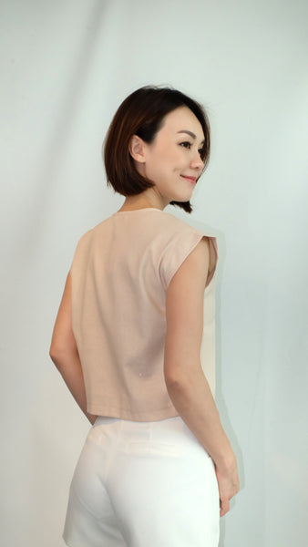 EVELYN TOP [BEIGE]