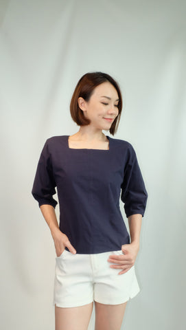 BECKETT TOP [NAVY]