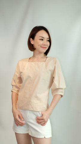 BECKETT TOP [BEIGE]