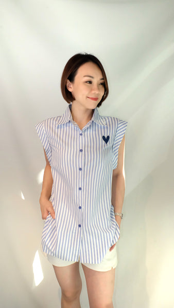 ATTICUS TOP [BLUE]