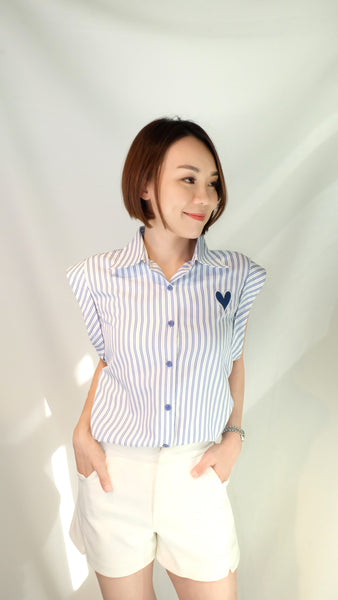 ATTICUS TOP [BLUE]