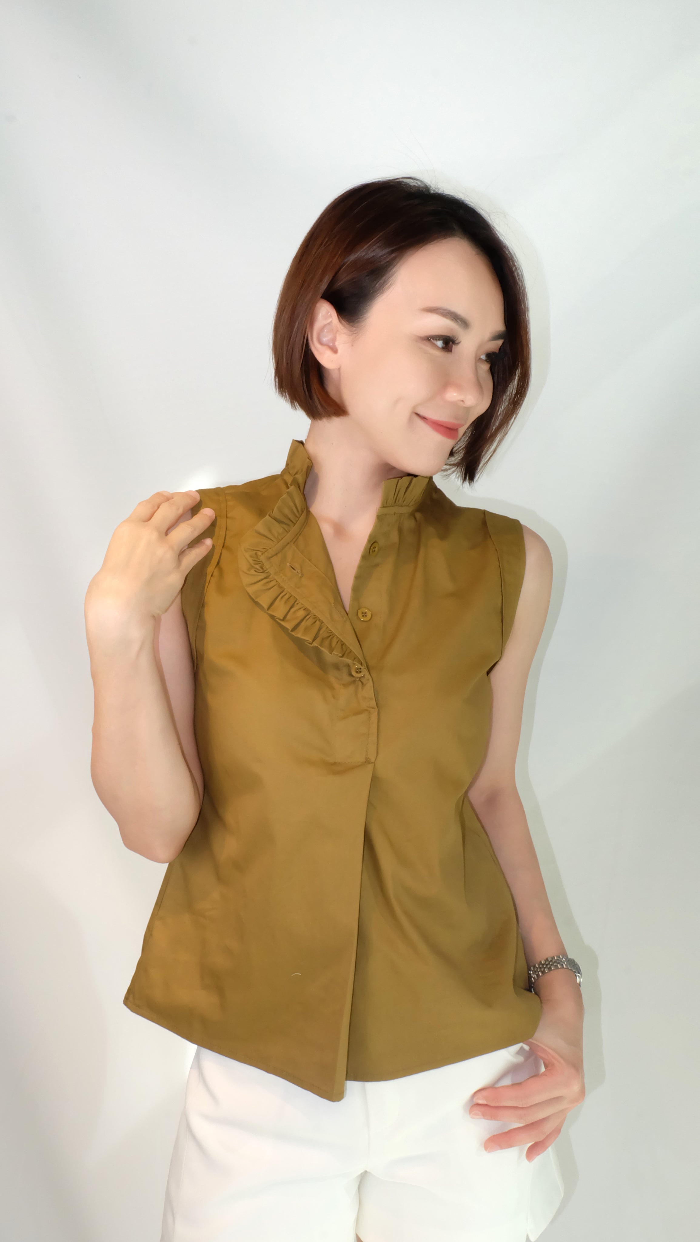Linus Top (Gold) – CHRISTIE LOO DESIGN SDN. BHD.