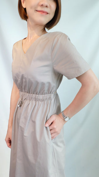 MARGARET DRESS [GREY]