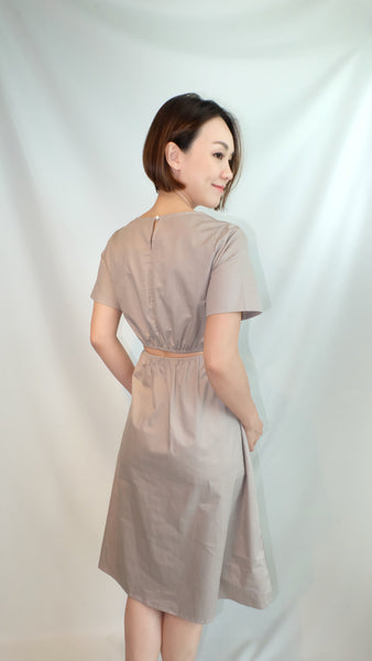 MARGARET DRESS [GREY]