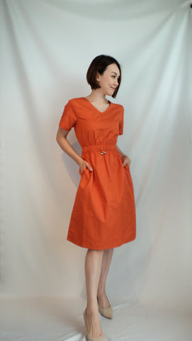 MARGARET DRESS [ORANGE]