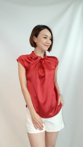 ROWAN TOP [MAROON]