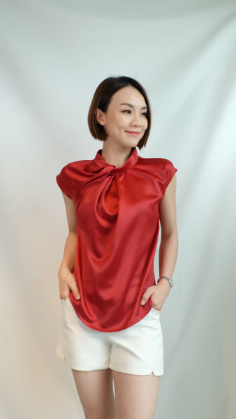 ROWAN TOP [MAROON]