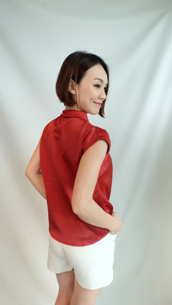 ROWAN TOP [MAROON]