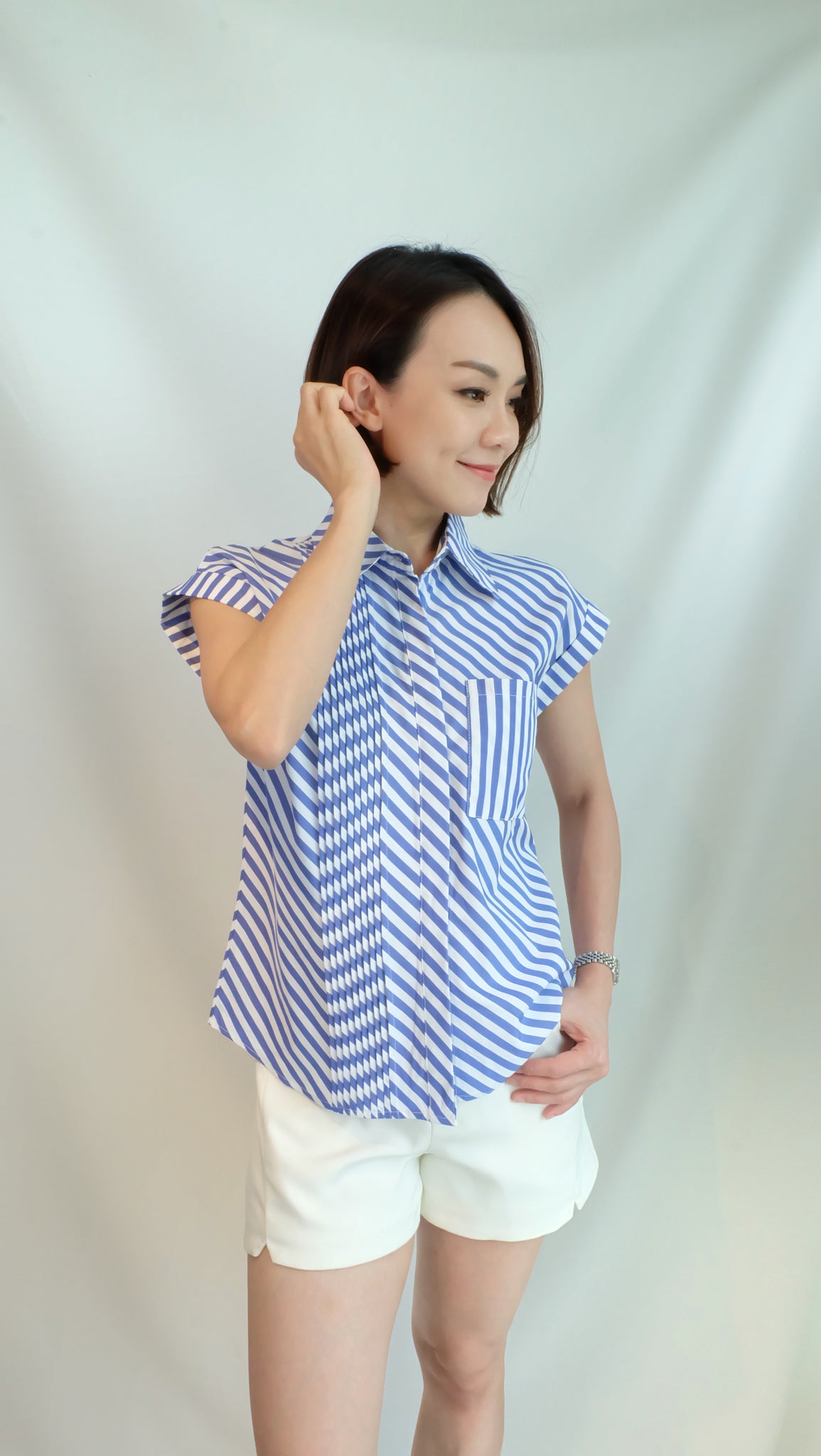 CASSIAN TOP [BLUE]